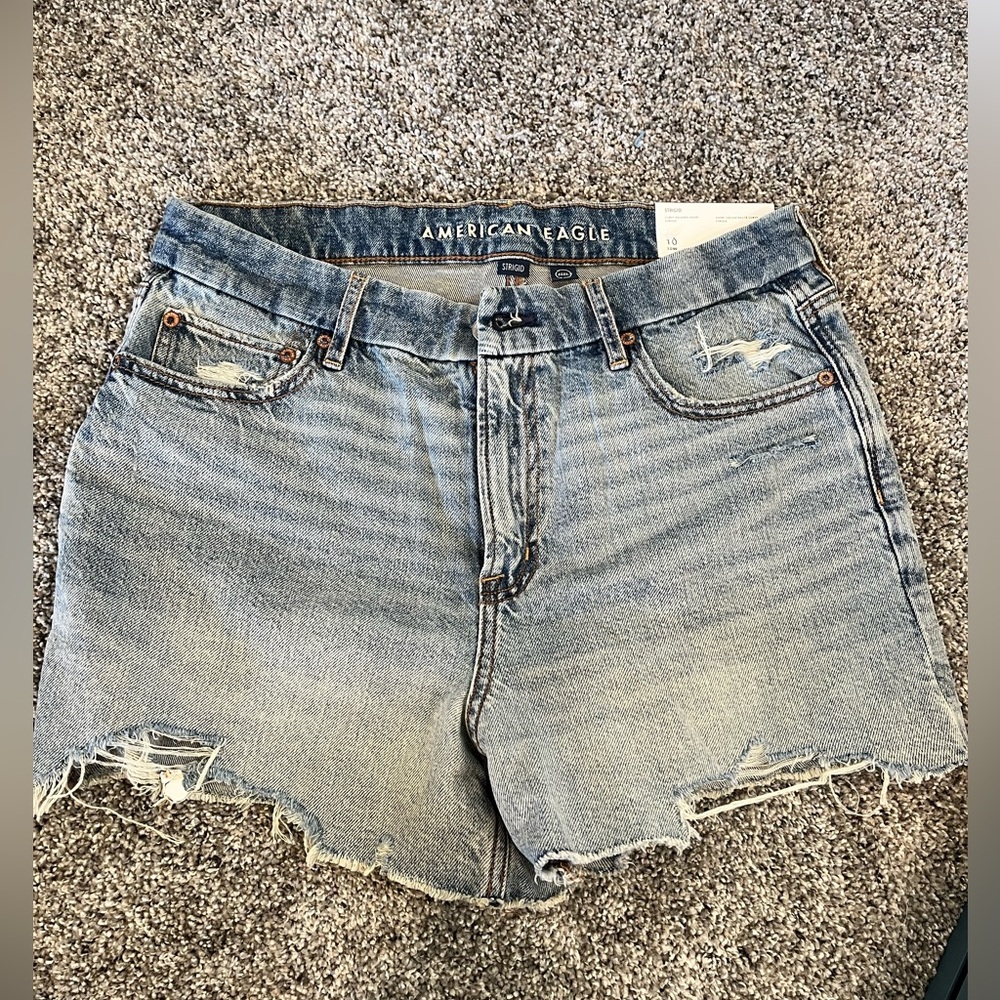 American Eagle Light Blue Jean Shorts